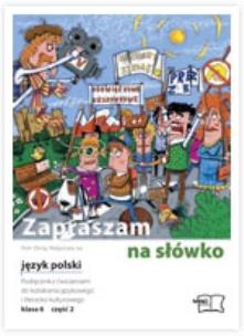 Okładka książki J. Polski SP 6 Zapraszam na słówko podr. cz.2