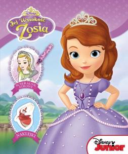 Okładka książki Jej wysokość Zosia. Kolorowanka z naklejkami