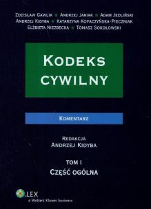 Opakowanie Kodeks cywilny komentarz tom 1