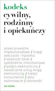 Okładka książki Kodeks cywilny rodzinny opiekuńczy