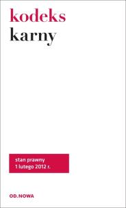 Okładka książki Kodeks karny