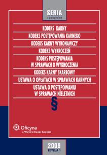 Opakowanie Kodeks karny. Kodeks postępowania karnego. Kodeks karny wykonawczy. Kodeks wykroczeń.