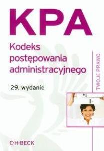 Okładka książki Kodeks postępowania administracyjnego