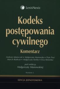 Opakowanie Kodeks postępowania cywilnego Komentarz