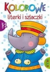 Okładka książki Kolorowe literki i szlaczki część 1 LITERKA