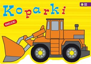 Okładka książki Koparki - kolorowanki
