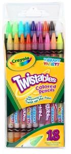 Okładka książki Kredki ołówkowe 18 szt. Twistables CRAYOLA