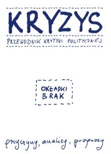 Okładka książki Kryzys Przewodnik Krytyki Politycznej