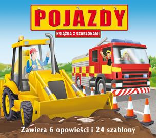 Okładka książki Książeczka z szablonami - Pojazdy