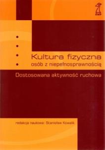 Okładka książki Kultura fizyczna osób z niepełnosprawnością