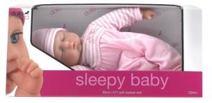 Opakowanie Lalka bobas 30 cm sleepy baby różowa