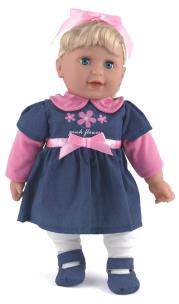 Opakowanie Lalka bobas 41 cm Scarlett granatowa