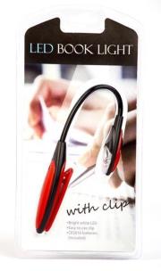 Opakowanie Lampka LED czerwona z klipsem