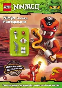 Okładka książki LEGO Ninjago Ninja kontra Fangpyre