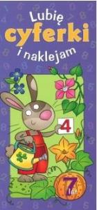 Okładka książki LUBIE CYFERKI I NAKLEJAM 7 LAT-AKSJOMAT