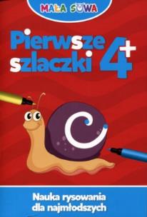 Okładka książki Mała Sowa. Pierwsze szlaczki 4+ Nauka rysowania