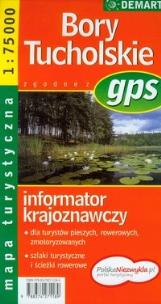 Okładka książki Mapa Turs. Bory Tucholskie DEMART