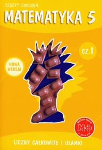 Okładka książki Matematyka z plusem 5 Zeszyt ćwiczeń Część 1 Liczby całkowite i ułamki