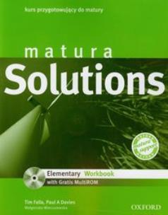 Okładka książki Matura Solutions Elementary WB OXFORD