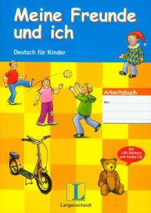 Okładka książki Meine Freunde und ich Deutsch fur Kinder z płytą CD