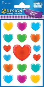 Okładka książki Naklejki 3D - serca