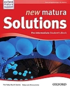 Okładka książki New Matura Solutions Pre-Intermediate Student's Book