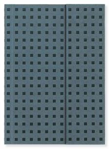 Opakowanie Notatnik B5 Quadro Grey on Black