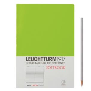 Opakowanie Notatnik Medium w linie limonkowy