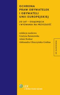 Okładka książki Ochrona praw obywatelek i obywateli Unii Europejskiej