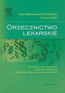 Okładka książki Orzecznictwo lekarskie