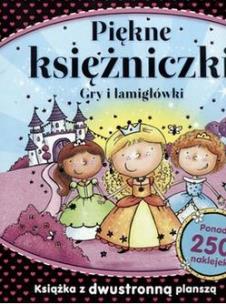 Okładka książki Piękne księżniczki. Gry i łamigłówki