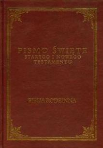 Opakowanie Pismo Święte ST i NT Biblia Rodzinna