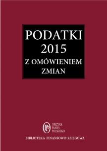 Okładka książki Podatki 2015