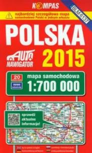 Okładka książki Polska Mapa samochodowa 1:700 000