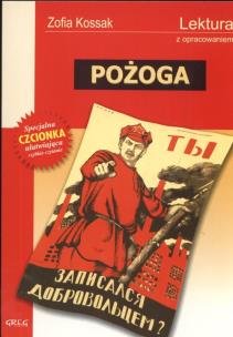 Okładka książki Pożoga z oprac. GREG