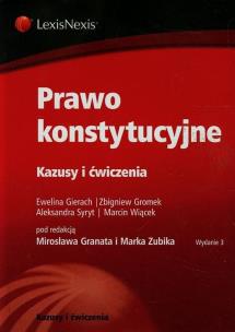 Okładka książki Prawo konstytucyjne Kazusy i ćwiczenia