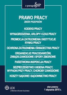 Okładka książki Prawo pracy Zbiór przepisów