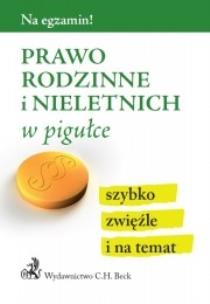 Okładka książki Prawo rodzinne i nieletnich w pigułce