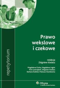 Okładka książki Prawo wekslowe i czekowe
