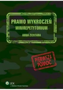 Okładka książki Prawo wykroczeń Minirepetytorium