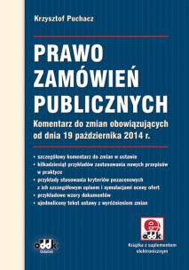 Okładka książki Prawo zamówień publicznych Komentarz do zmian obowiązujących od dnia 19 października 2014 r.
