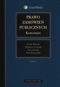 Okładka książki Prawo zamówień publicznych Komentarz