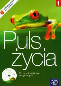 Okładka książki Puls życia 1 podręcznik z płytą CD
