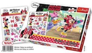 Okładka książki Puzzle 100 Tattoo Disney Minnie TREFL