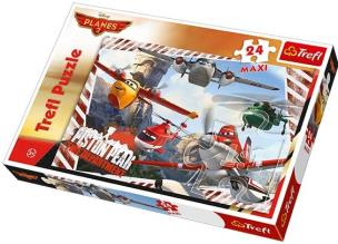 Okładka książki Puzzle 24 maxi Na ratunek Samoloty 2