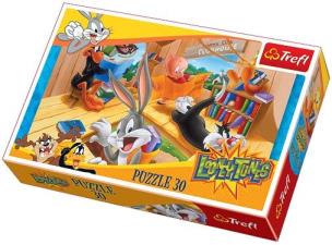 Okładka książki Puzzle 30 Królik Bugs Czytelnia TREFL