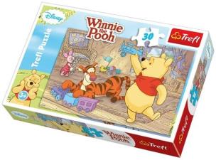 Okładka książki Puzzle 30 Kubusiowe zabawki TREFL