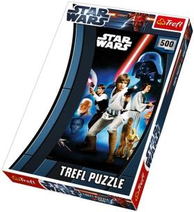 Okładka książki Puzzle 500 Star Wars TREFL