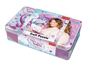 Okładka książki Puzzle w puszce 160 - Violetta TREFL
