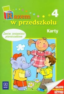 Okładka książki Razem w przedszkolu 4 Karty pracy